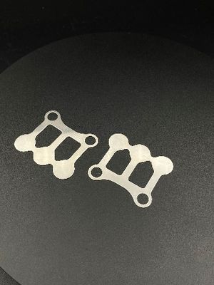 De zilveren Vlotte Oppervlakte Op hoge temperatuur van de Klepplaat