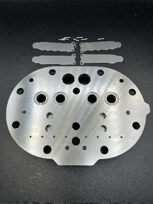 Zilveren industriële besturingsklepplaat Compressor klepplaat